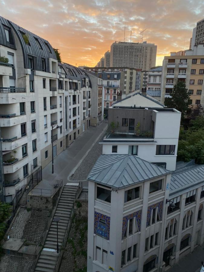 Appartement Buttes Chaumont Париж Экстерьер фото