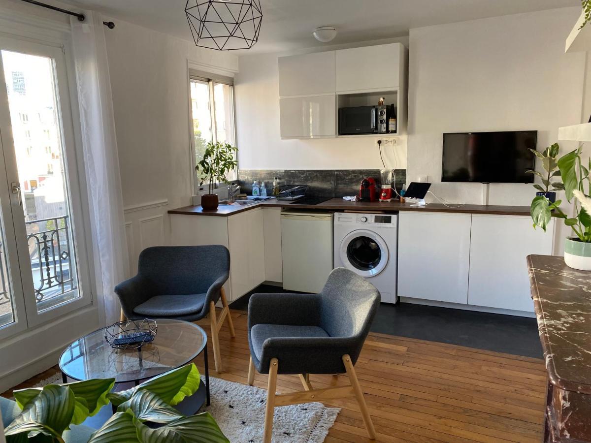 Appartement Buttes Chaumont Париж Экстерьер фото